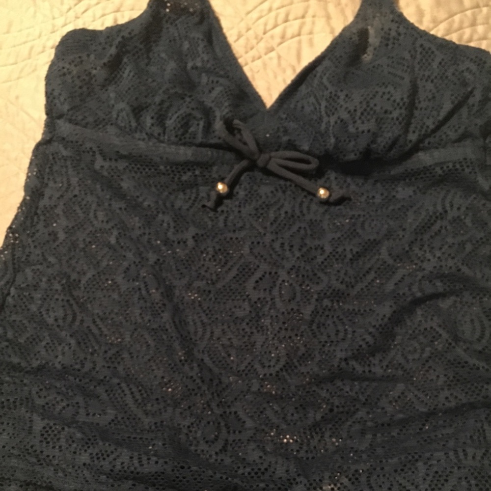 NWT Cute! Blue tankini. Size 10 and 36C